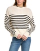 boucle knit stripe sweater