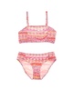 tile print 2pc bikini set