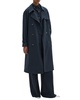 double-breasted wool-blend trench coat