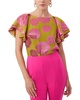 Trina Turk Kayra Silk-Blend Top