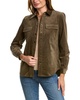 Jones New York Corduroy Snap Front Utility Shirt