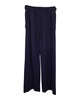 oni ribbed-knit straight-leg pants in navy blue wool