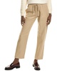 twill linen-blend easy pant