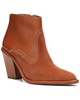 ginger suede bootie