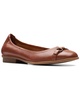 Clarks Lyrical Sky Leather Flat