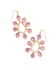 women's camry gold open frame earrings in azalea illusion