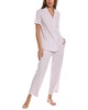 Carole Hochman 2pc Notch Collar Capri Pajama Set