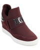 cosmos leather-trim wedge sneaker