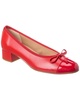 French Sole Elda Cap Toe Leather Pump