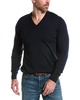 merino wool v-neck sweater