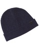 plaited ribbed cashmere beanie