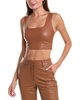 commando square neck crop top