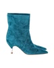 mariana ankle boots in blue suede