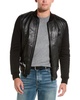 leather front jacket