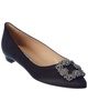 Manolo Blahnik Hangisi Satin Flat