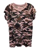 camouflage t-shirt in multicolor cotton