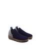 women's tweed slip on in navy/concrete