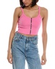 ibiza crop zip tank