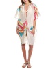 crane sheer silk-blend cover-up