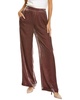 tansyat velvet silk-blend wide leg trouser