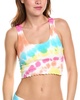 Spiritual Gangster x Grateful Dead Amor Tie-Dye Crop Tank