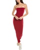 fatal stellar strapless maxi dress