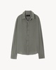 gaia slim shirt in admiral green