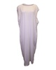 rita maxi dress in white cotton jersey