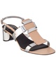 leather heel sandal