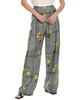 wide leg silk trouser