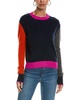 colorblock cashmere sweater