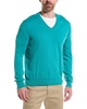 jersey v-neck sweater