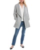 ribbed draped front jacket