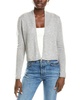 sofiacashmere Cropped Open Cashmere Cardigan