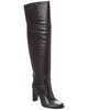 lauren 90 leather over-the-knee boot