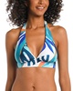 La Blanca Coastal Palms Banded Halter Top