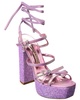 venus leather platform sandal