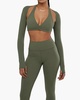 dancer sleeve top in green