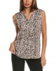 Jones New York Printed Moss Crepe Tank