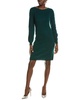 jersey femme sleeve boat neck cashmere sweaterdress