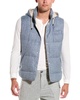 linen & wool-blend vest