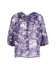 ulysse blouse in purple polyester