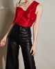 este bow top in cherry red