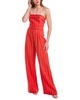 Nicholas Chara Strapless Wide Leg Linen-Blend Jumpsuit