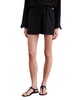 women's frances silk short in black