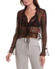 Nicholas Molly Silk-Blend Blouse