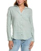 Bella Dahl Pocket Button Down Linen Shirt