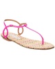 Aquazzura Almost Bare Raffia Sandal