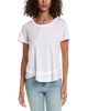 CHRLDR Ava Tipped Mock Layer T-Shirt