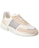 cyclem leather & suede-trim sneaker